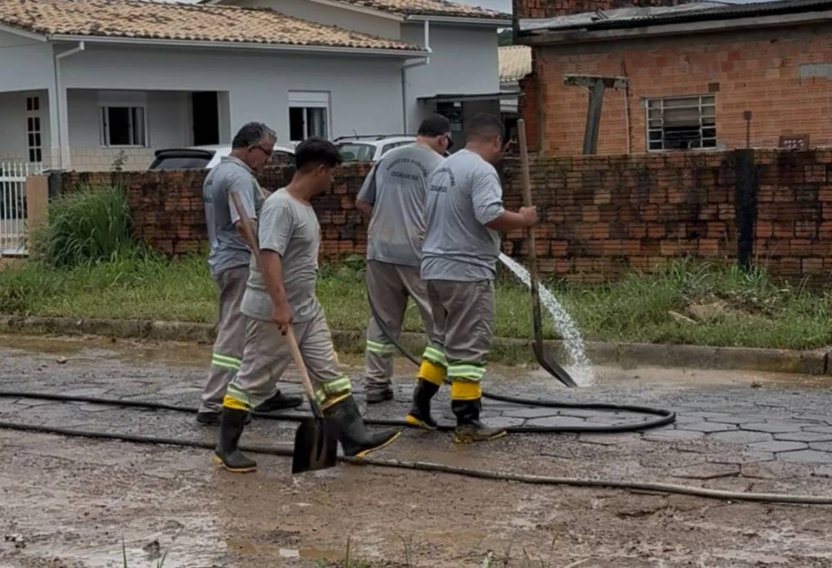 Após forte chuva, Cocal do Sul encaminha decreto de emergência — foto 1