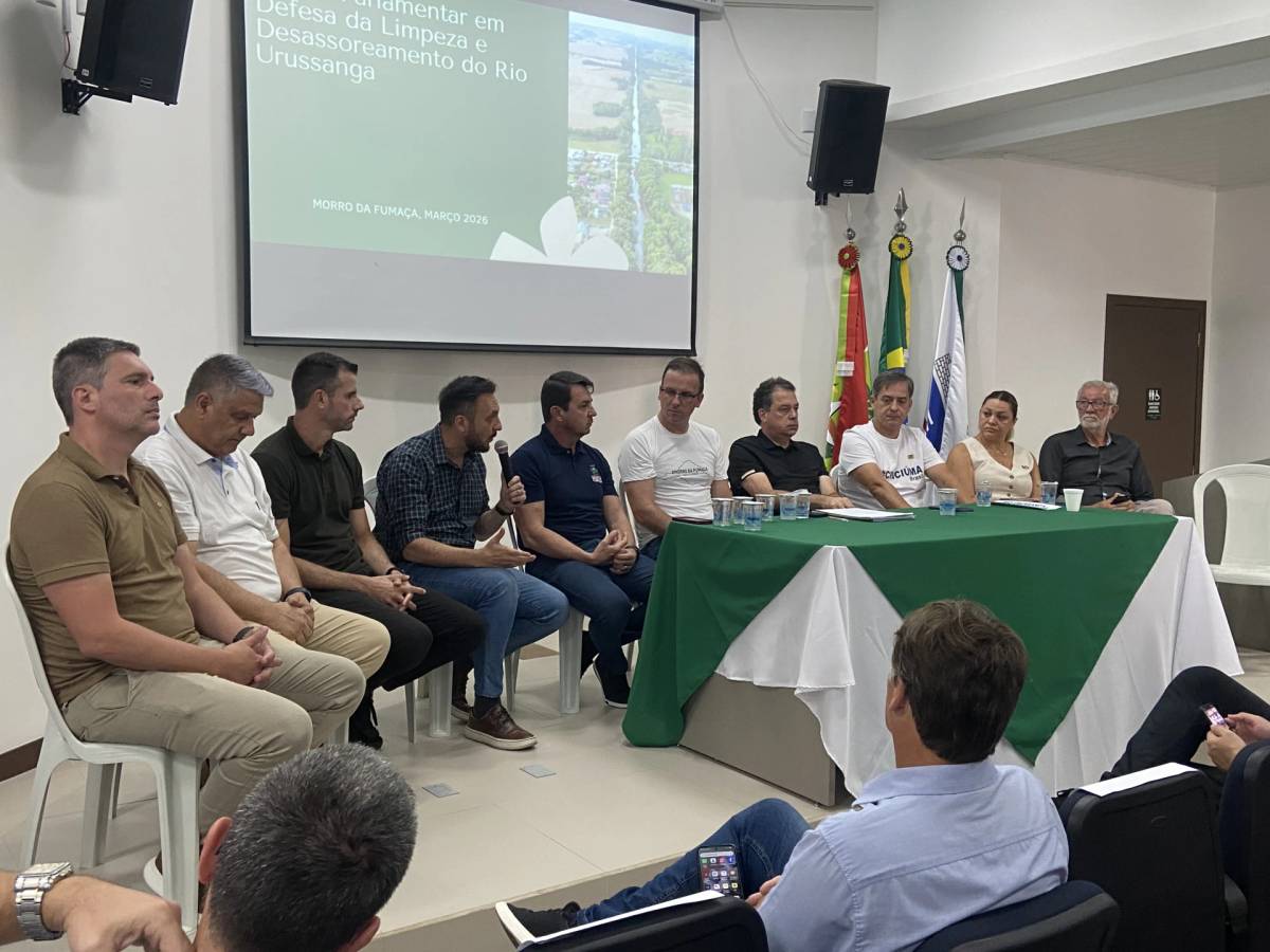 Rio Urussanga: reunião debate plano de trabalho para avançar com o desassoreamento — foto 1