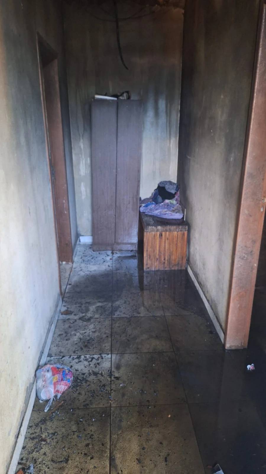 Braço do Norte: casa pega fogo após estouro em tomada — foto 1