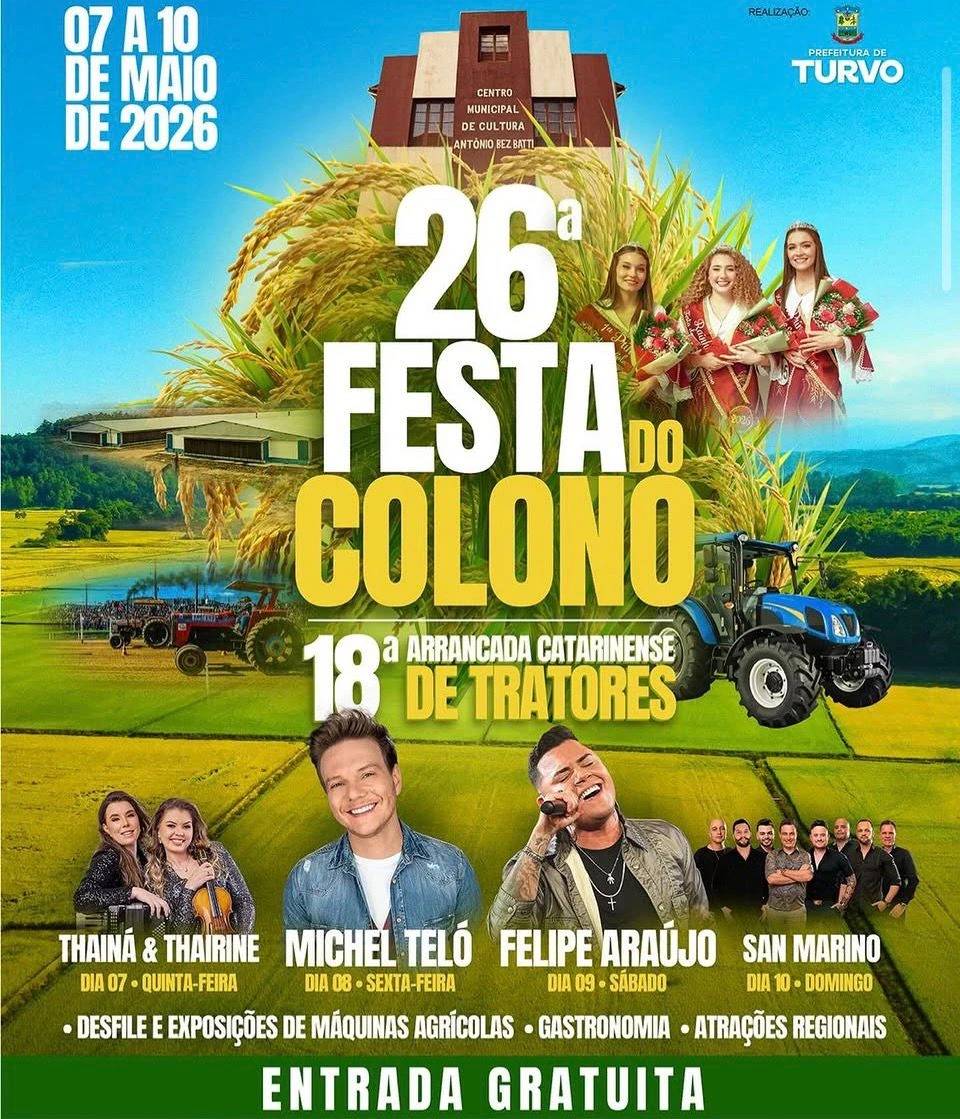 Michel Teló convoca fãs para show gratuito no Sul de SC — foto 1
