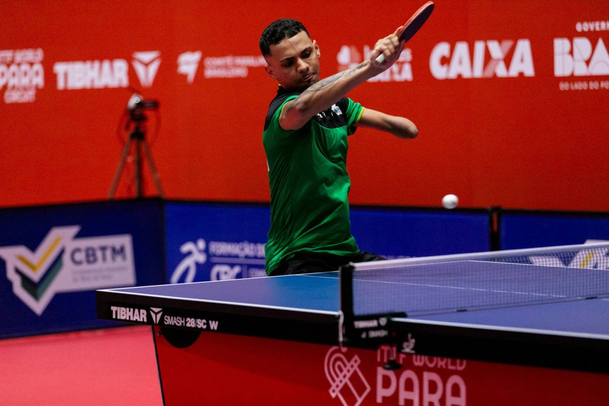 Atleta e técnico de Criciúma brilham em etapa do Mundial de Tênis de Mesa — foto 1