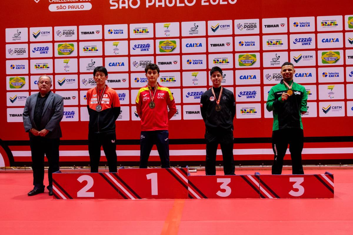 Atleta e técnico de Criciúma brilham em etapa do Mundial de Tênis de Mesa — foto 2