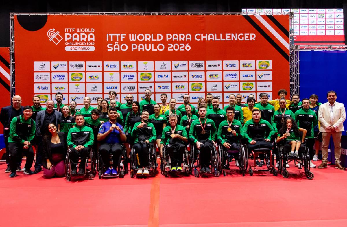 Atleta e técnico de Criciúma brilham em etapa do Mundial de Tênis de Mesa — foto 5