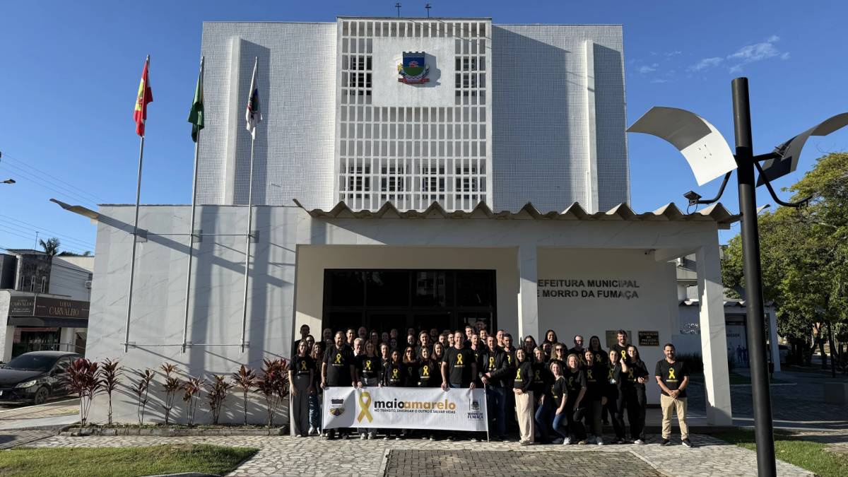 Campanha Maio Amarelo é lançada em Morro da Fumaça com ações de conscientização — foto 1