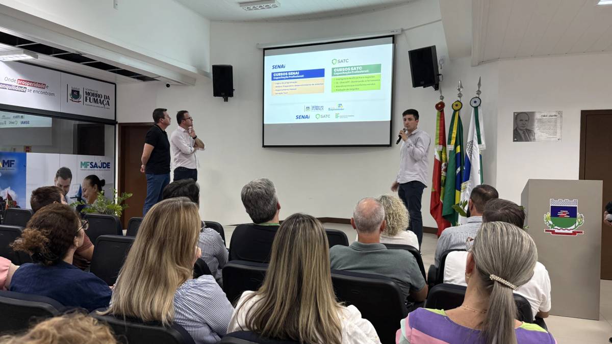 Com foco no futuro, Morro da Fumaça lança programa de formação profissional gratuita — foto 1