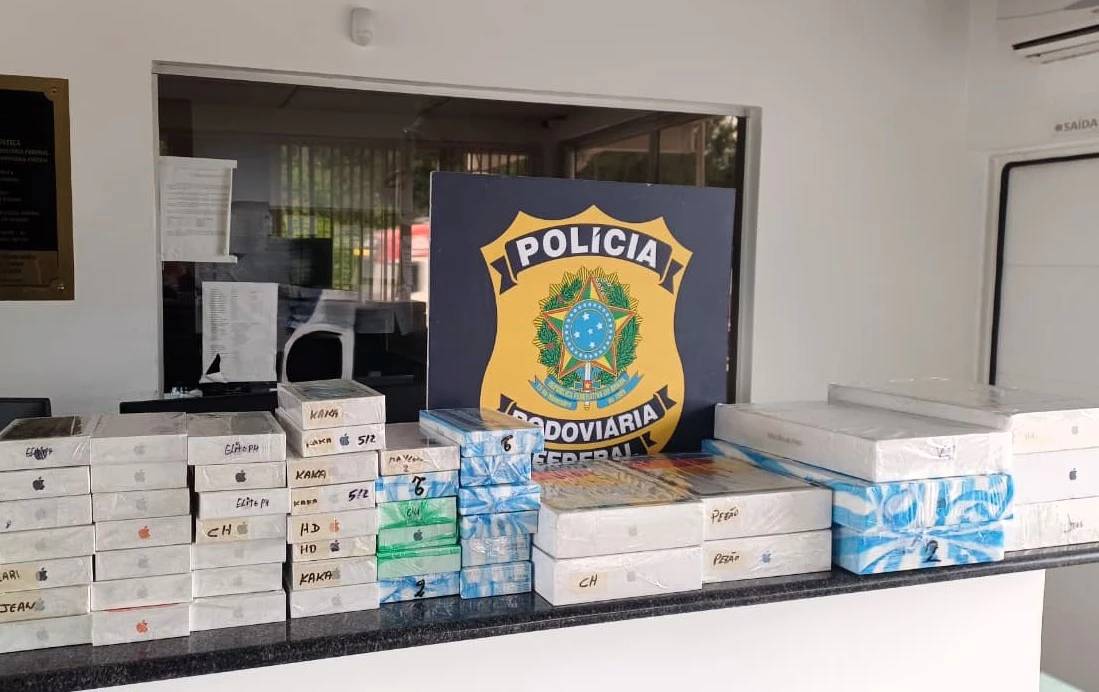 PRF apreende mais de 390 celulares e outros produtos eletrônicos importados ilegalmente na BR-101 — foto 2