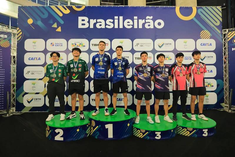 Mampituba conquista medalhas no Brasileirão de Inverno de Tênis de Mesa — foto 1