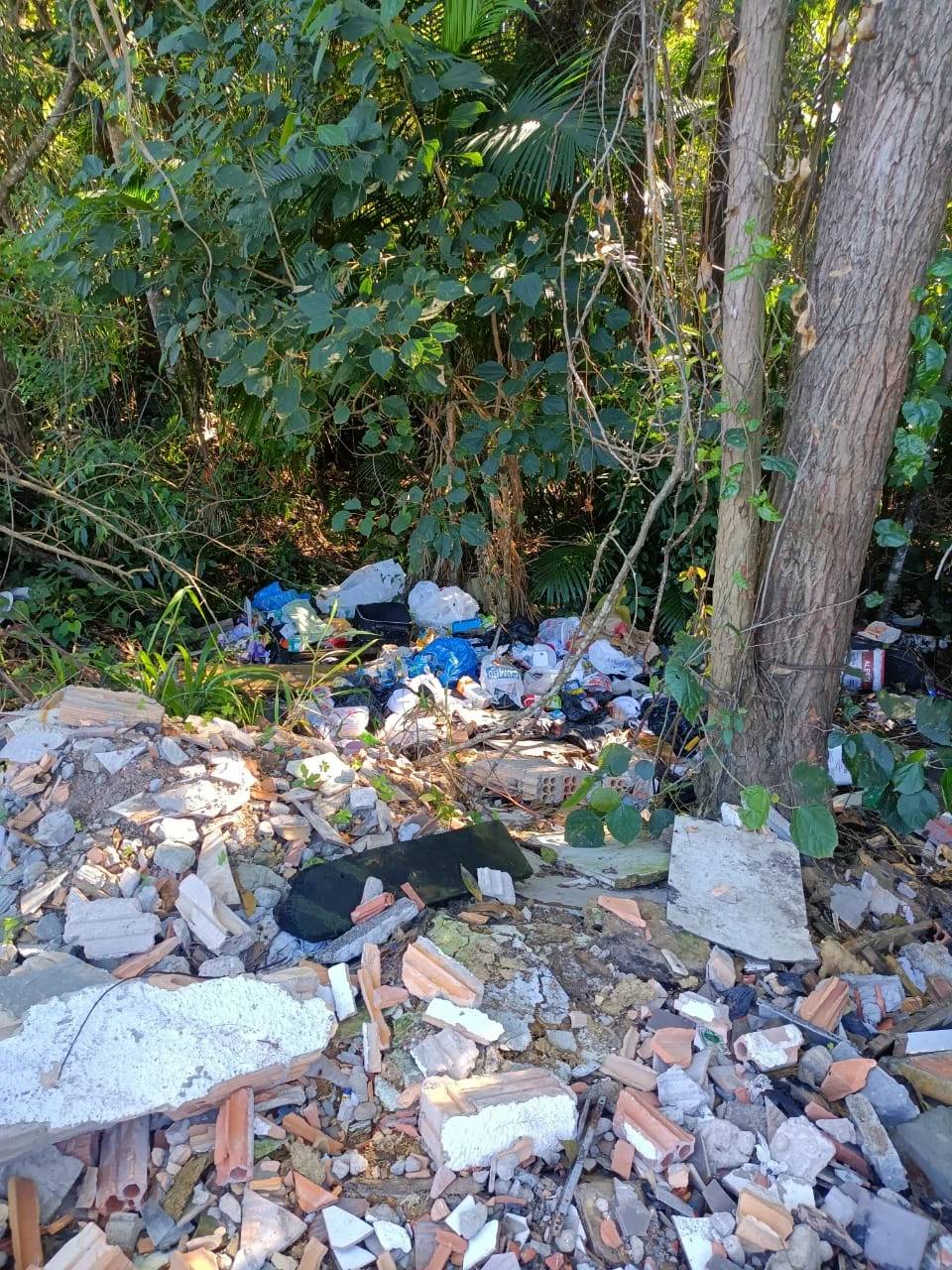 Falta de iluminação e descarte irregular de lixo preocupam moradores em Criciúma — foto 1
