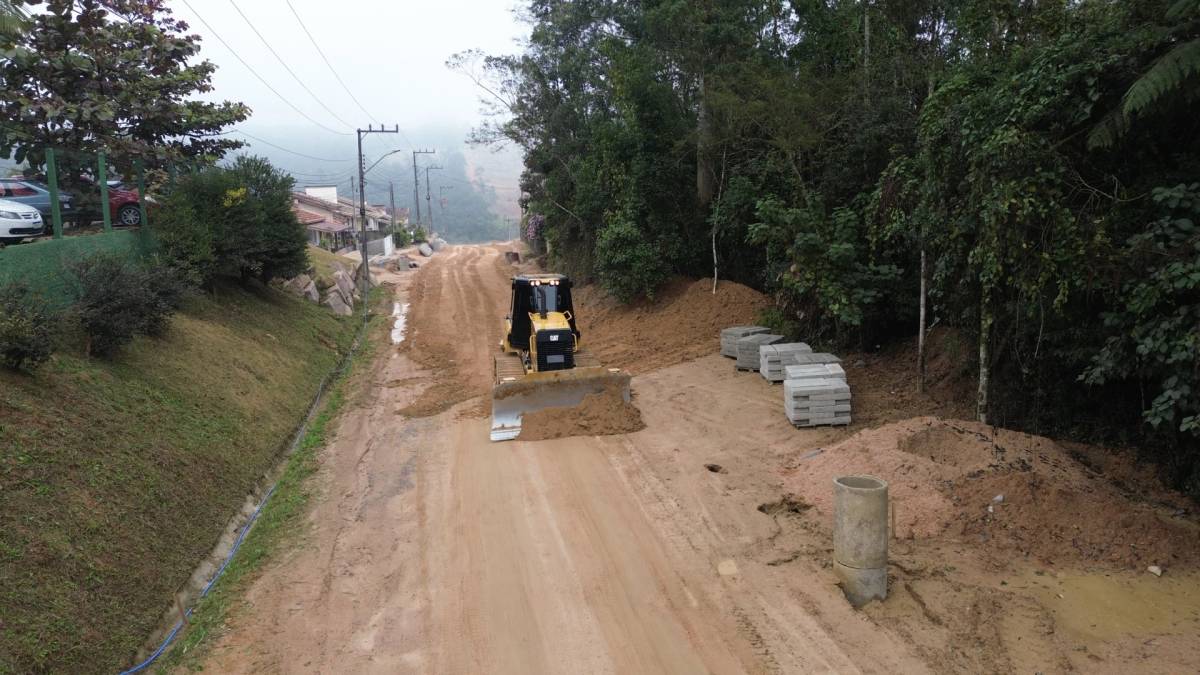 Orleans inicia obras de drenagem e prepara pavimentação da rua Azelino Bonetti — foto 2