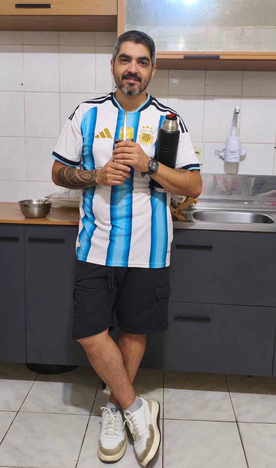 Argentino morador de Criciúma celebra classificação histórica à final da Copa do Mundo — foto 1