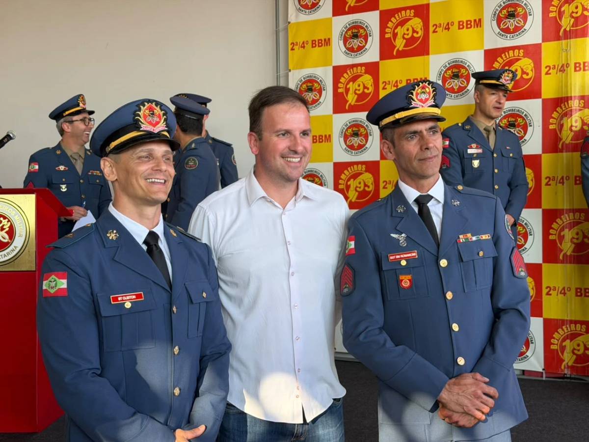 Quartel do Corpo de Bombeiros Militar de Morro da Fumaça tem novo comandante — foto 2