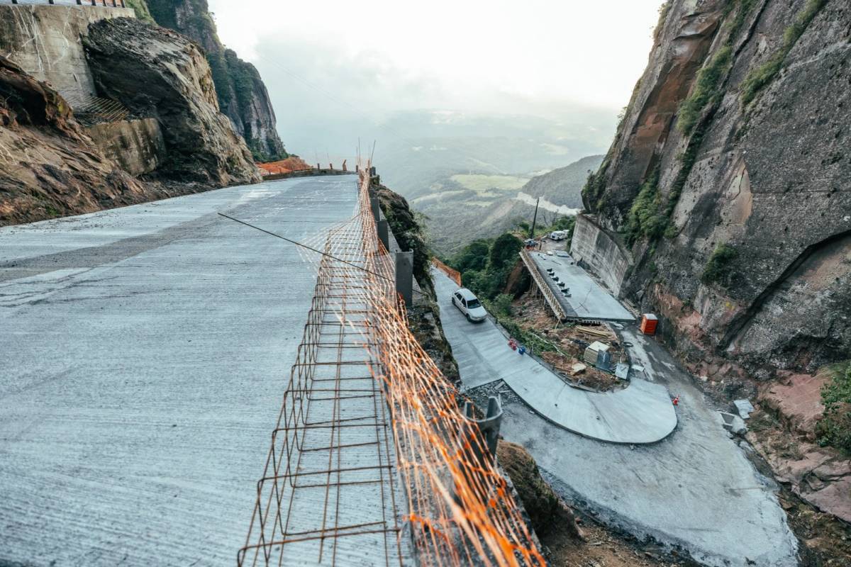Obra histórica da Serra do Corvo Branco ultrapassa 80% de conclusão e deve ser entregue até o fim do ano — foto 5