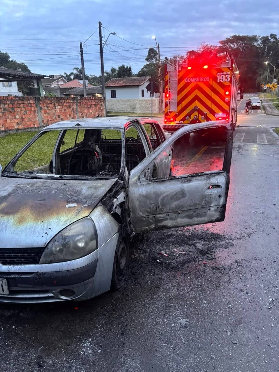 Cachorra escapa de incêndio criminoso após discussão em bar de Criciúma — foto 1