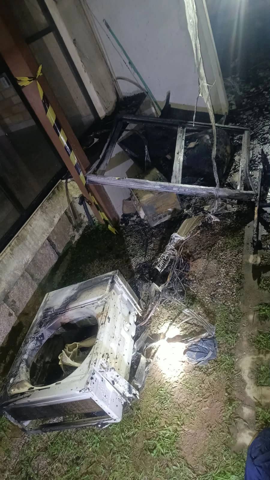 Homem morre após quarto de pousada pegar fogo em Garopaba — foto 3