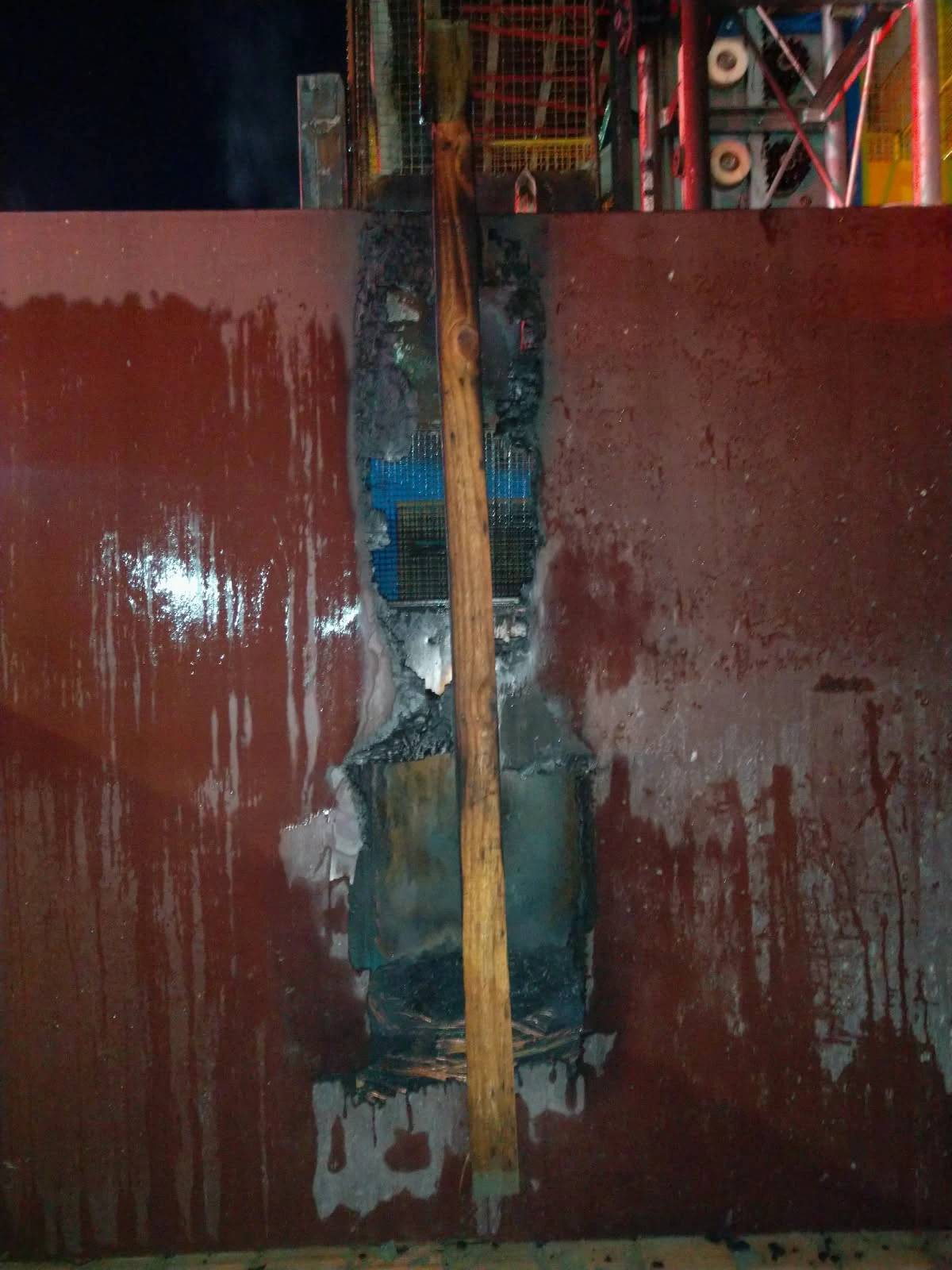Fotos: princípio de incêndio é registrado em elevador de prédio em construção em Criciúma — foto 2