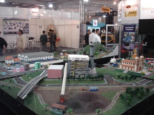 Maquete da Ferrovia Tereza Cristina na Sul Metal e Mineração