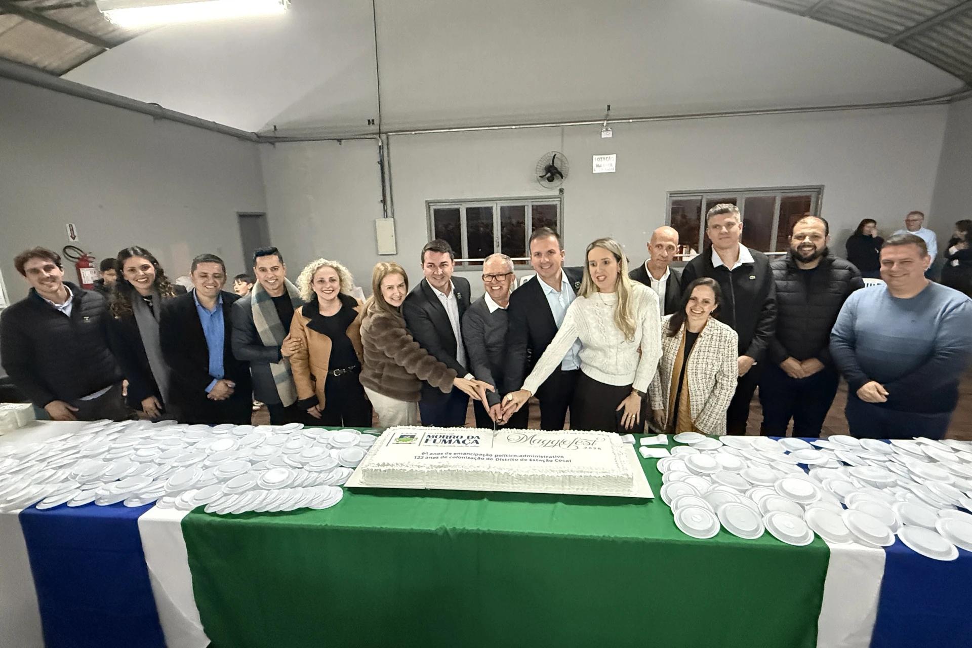 Morro da Fumaça inicia celebrações dos 64 anos com corte do bolo e missa; veja programação completa