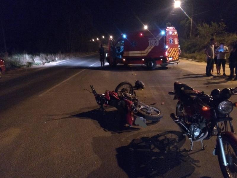 Motociclista é hospitalizado após acidente de trânsito em Cocal do Sul