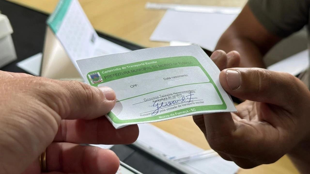 Morro da Fumaça: confecção e renovação de carteirinhas do transporte escolar iniciam em fevereiro