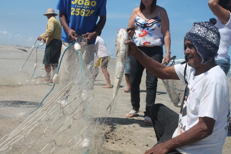 Outono ainda sem frio afasta cardumes de tainha do litoral 