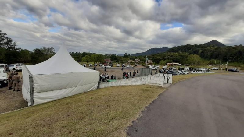 Fim de semana de orientações aos visitantes da Barragem no Rio São Bento