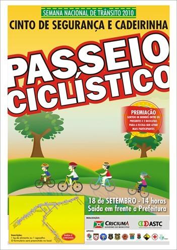 Passeio ciclístico da Semana Nacional de Trânsito