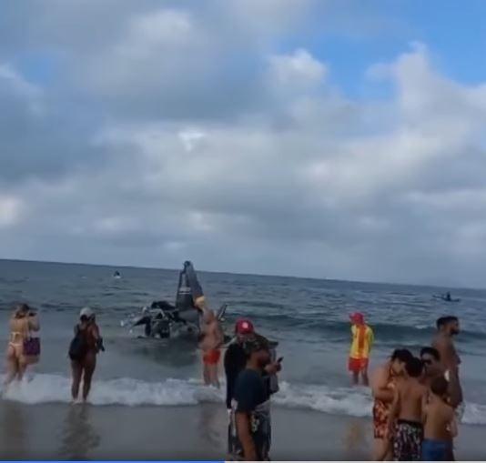 Possível pane no motor pode ter levado piloto a realizar pouso na água