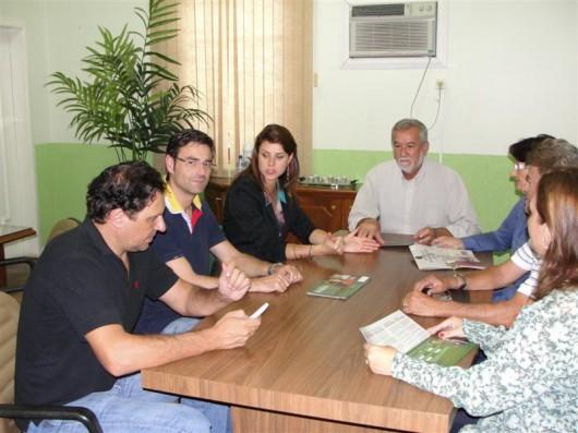 Magagnin recebe candidata a deputada ao governo italiano