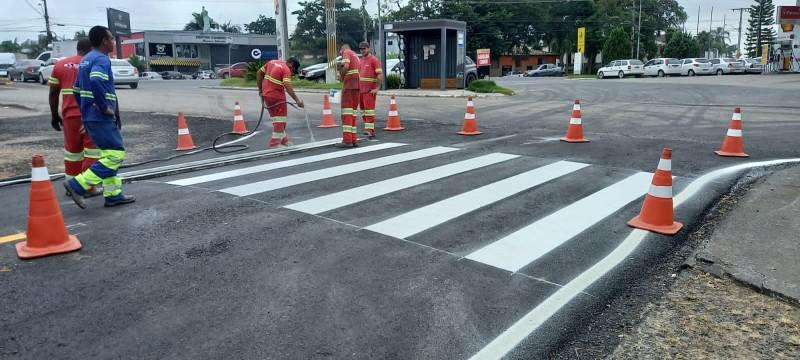Usina de Asfalto de Içara contempla primeiras três ruas com capeamento asfáltico