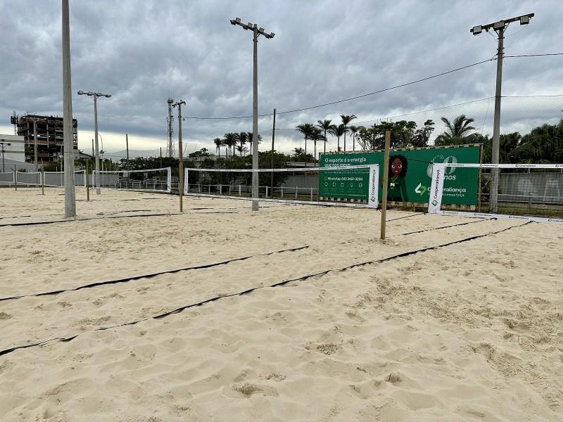 Balneário Rincão tem espaço para a prática de Beach Tennis