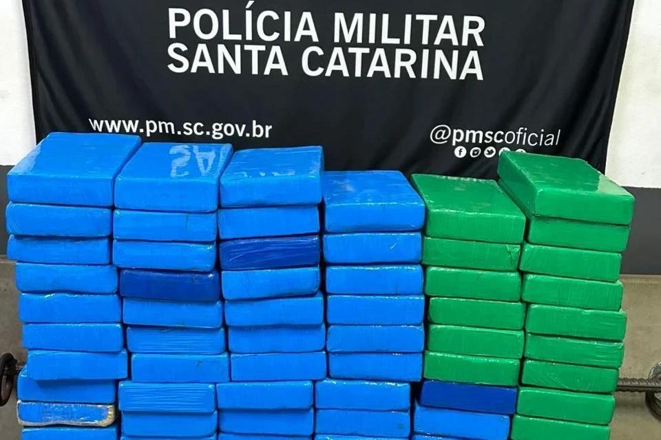Orleans: homem é preso transportando 98 quilos de cocaína na SC-108