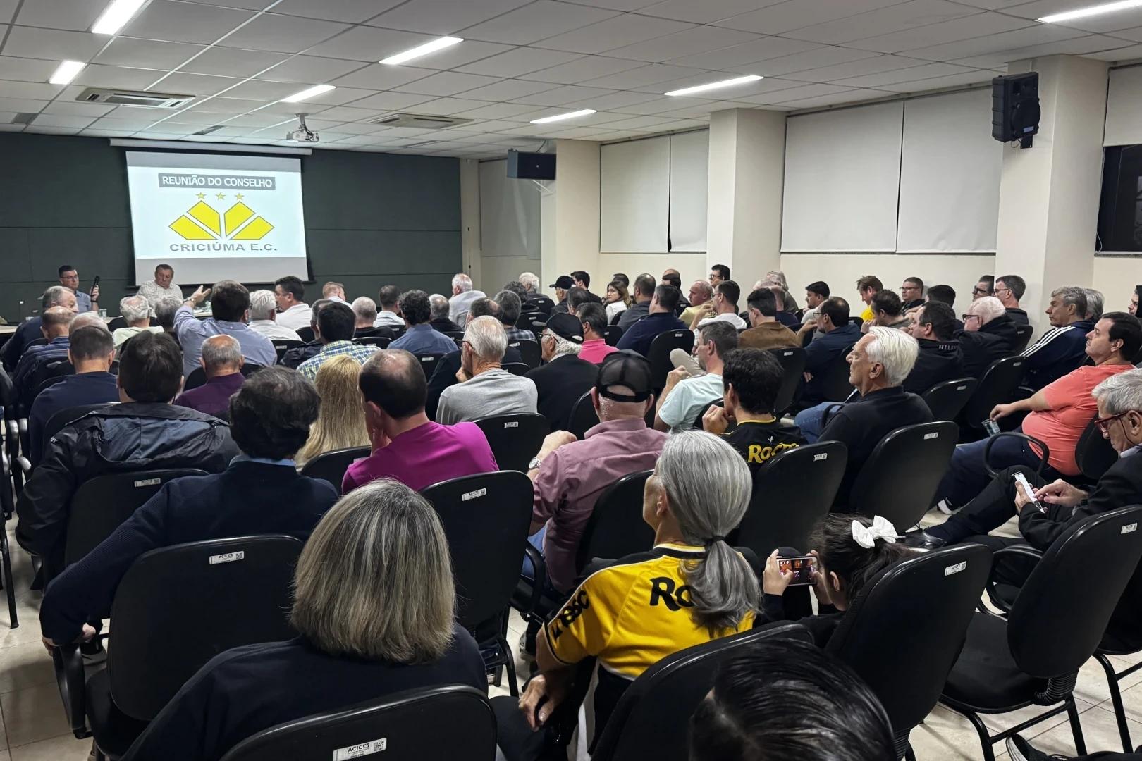 Criciúma convoca para janeiro eleição de vice-presidente administrativo