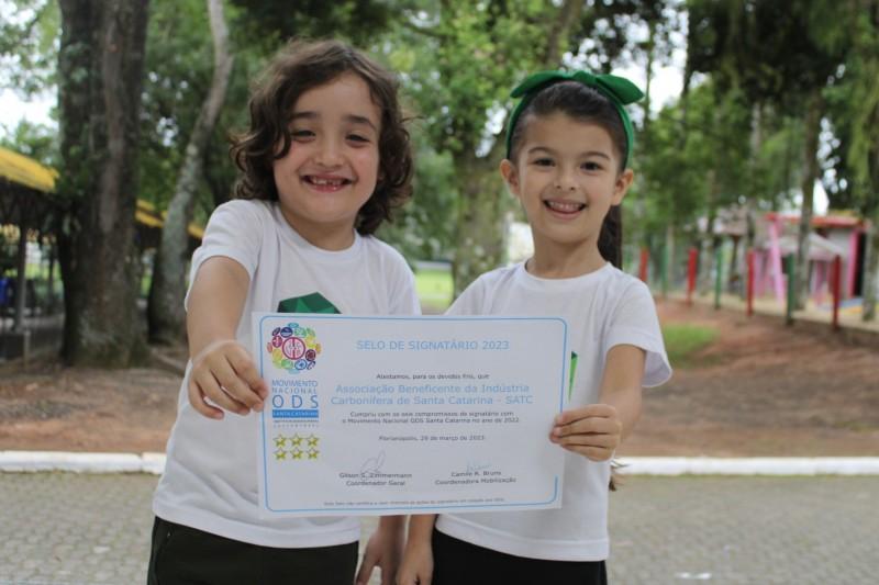 Satc renova seu compromisso com os ODS e recebe selo pelo quinto ano consecutivo 