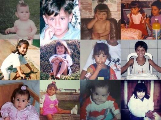 Fotos do tempo de criança ilustram o Facebook