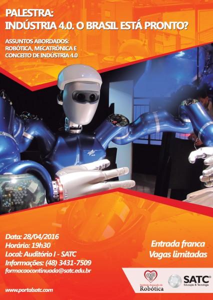 Palestra sobre a automatização será realizado na Satc