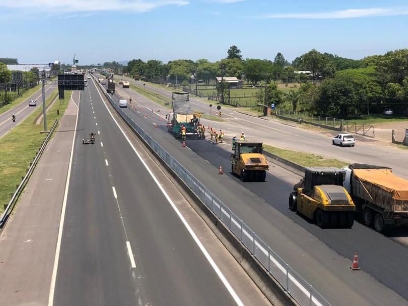 CCR ViaCosteira informa cronograma semanal de obras na BR-101 Sul/SC