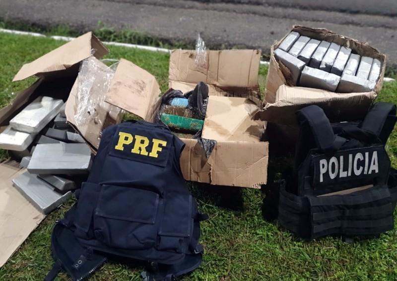Mais de 50 quilos de cocaína são apreendidos na BR-101