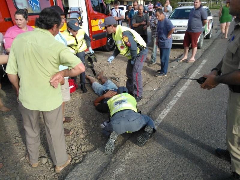 Jovem cai de motocicleta e admite uso de álcool