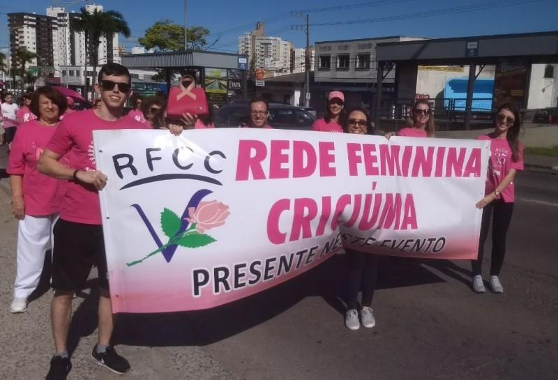 Caminhada fecha programação da Rede Feminina de Combate ao Câncer