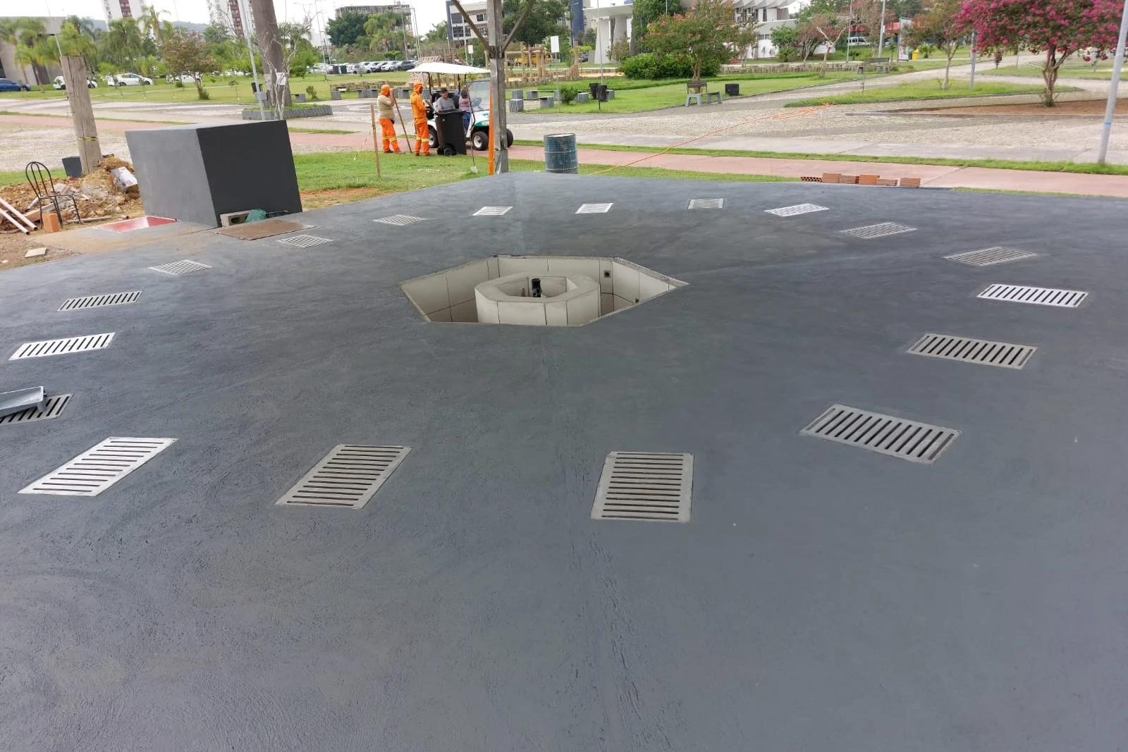 Chafariz para banho do Parque Altair Guidi será inaugurado nesta terça-feira