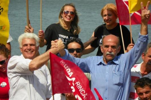 Décio e Lino promovem a primeira Caminhada do 13 na Praia