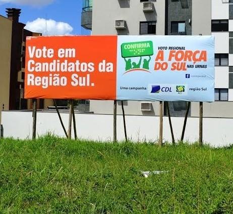 Campanha Voto Regional é intensificada no Sul do Estado