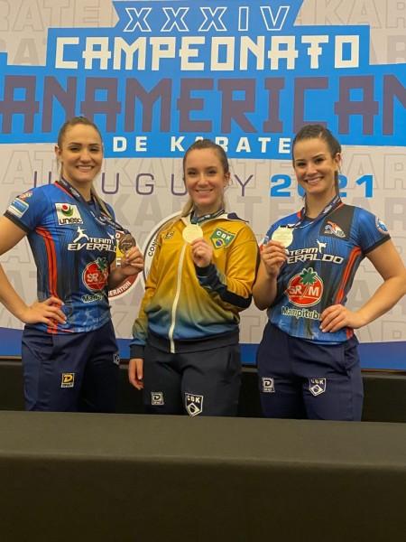 Caratecas da S.R. Mampituba conquistam prata e ouro em Pan-Americano