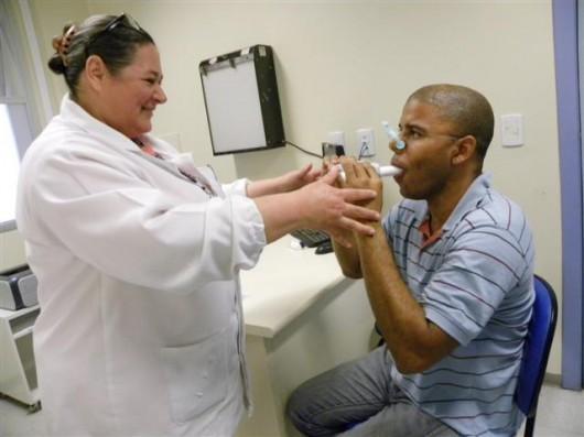 Hospital São José realiza exame de espirometria 