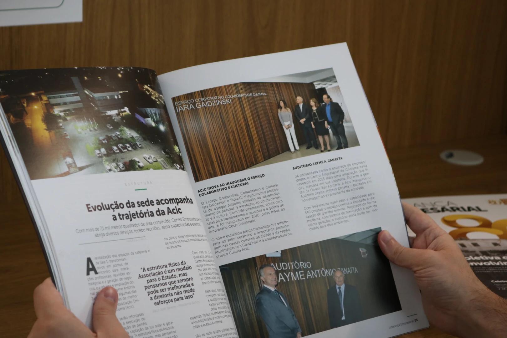 Nova edição da Revista Liderança Empresarial celebra história da Acic