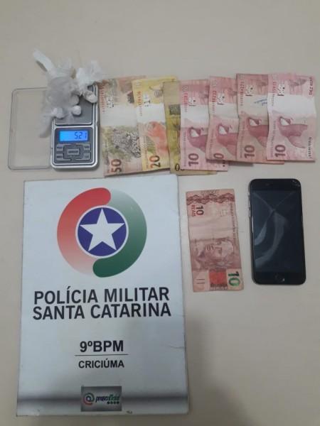 Dois homens são presos por tráfico de drogas em Criciúma 