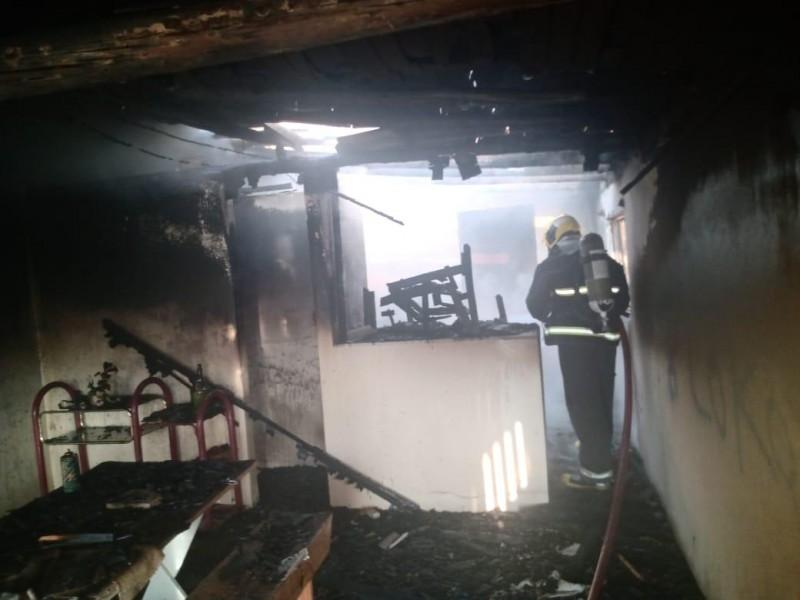 Incêndio é registrado em residência em Treze de Maio