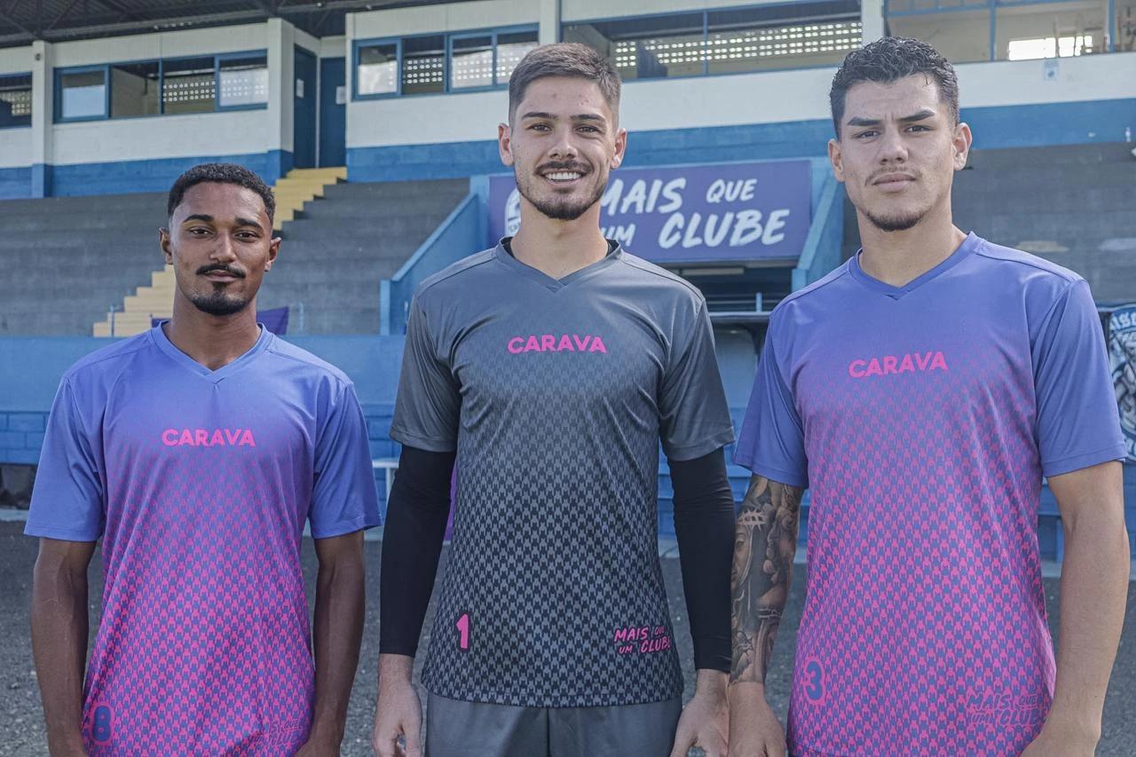 Trio do Criciúma reforça o Caravaggio na Série B do Campeonato Catarinense