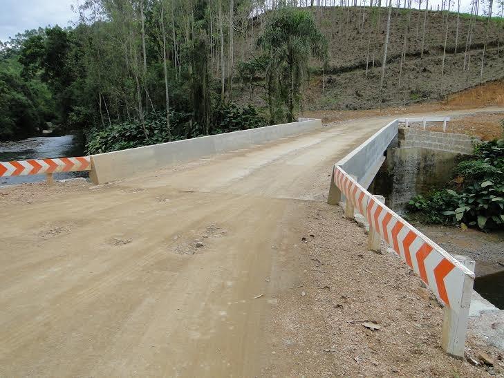 Ponte de concreto será inaugurada em Orleans nesta sexta-feira