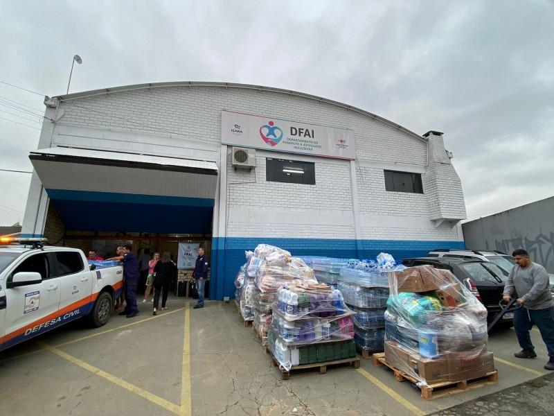 Içara envia mais 11 toneladas de donativos ao Rio Grande do Sul